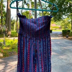 Band of Gypsies Maxi Dress with Tie